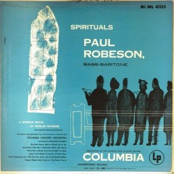 Пластинка Paul Robeson Spirituals